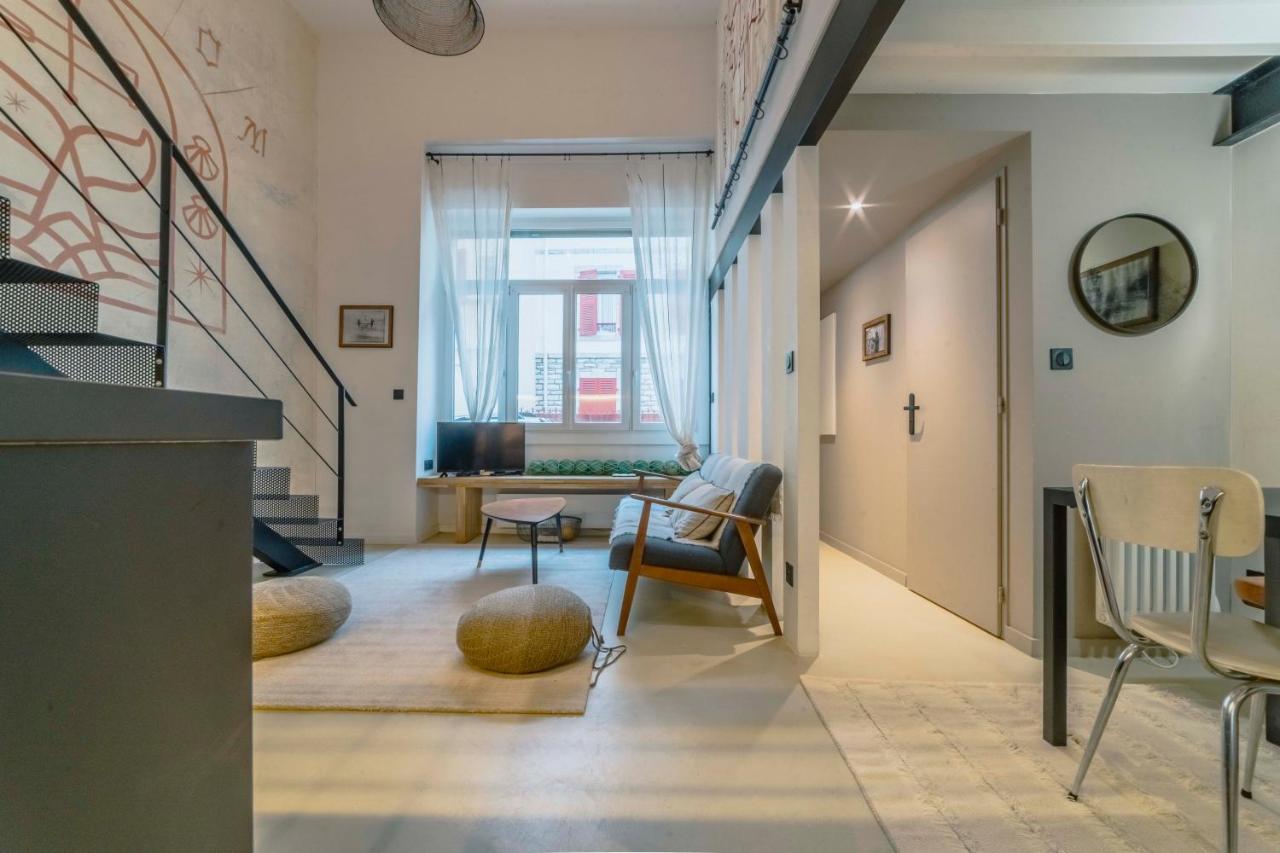 比亚里茨Loft - Centre Ville - Plage - Halles - 3 Ch 2 Sdb公寓 外观 照片